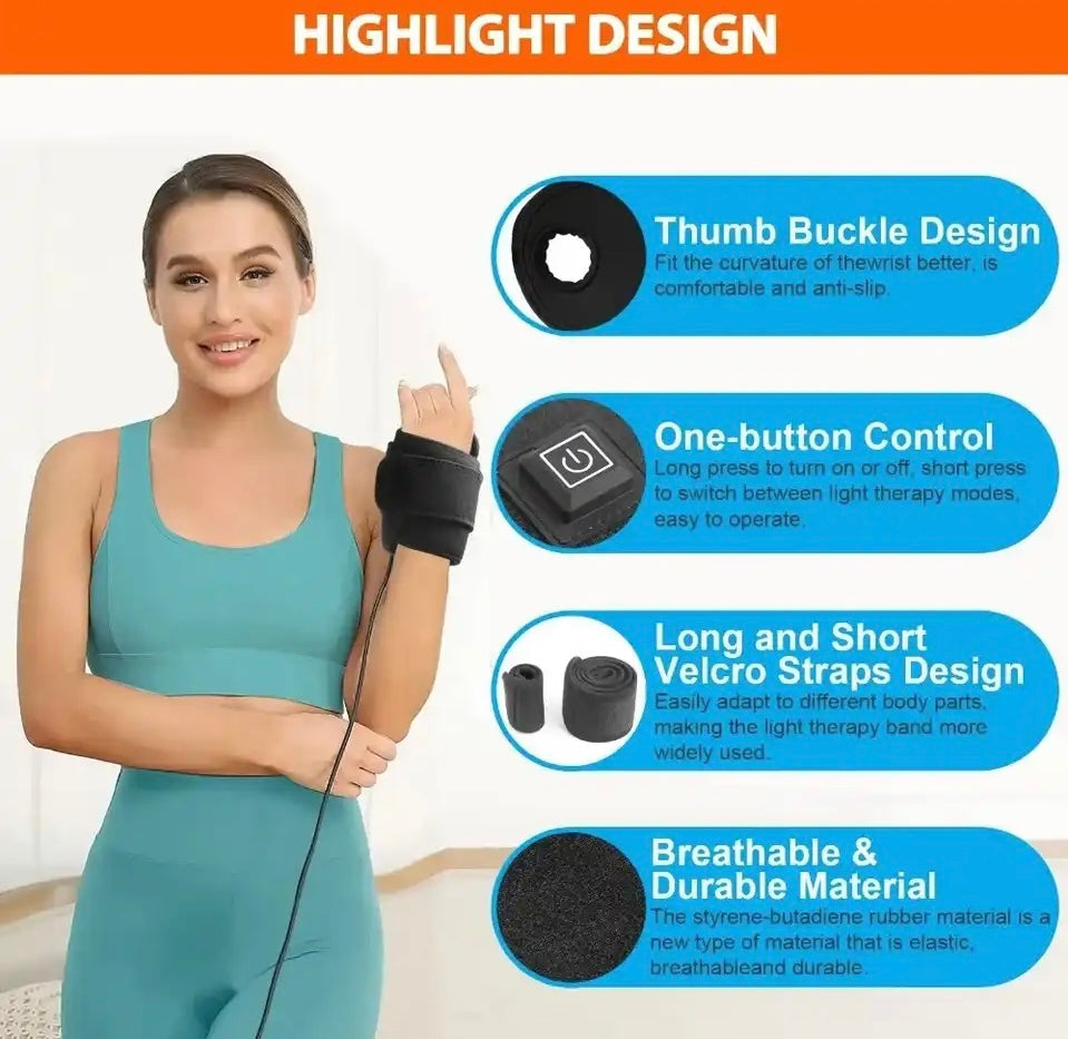 Human Wrist/Hand Red Light Wrap