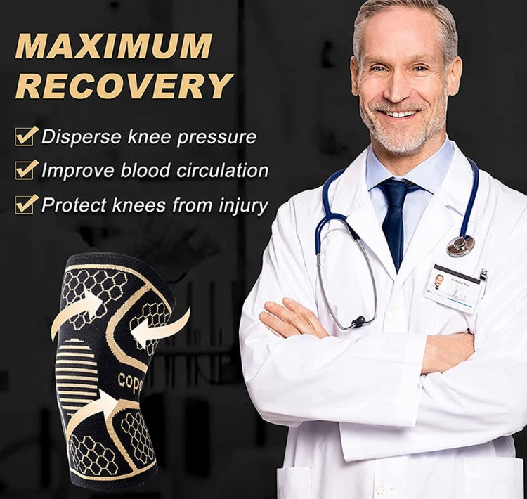 Copper Compression Knee Support- Each- Save $10