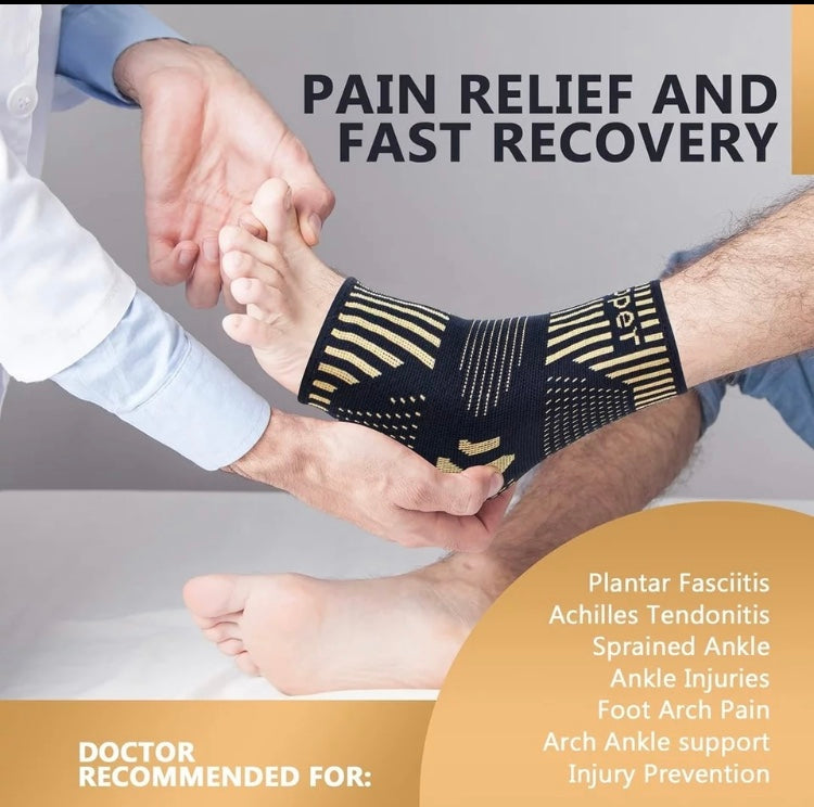 Copper Compression Ankle Support- Each- Save $10