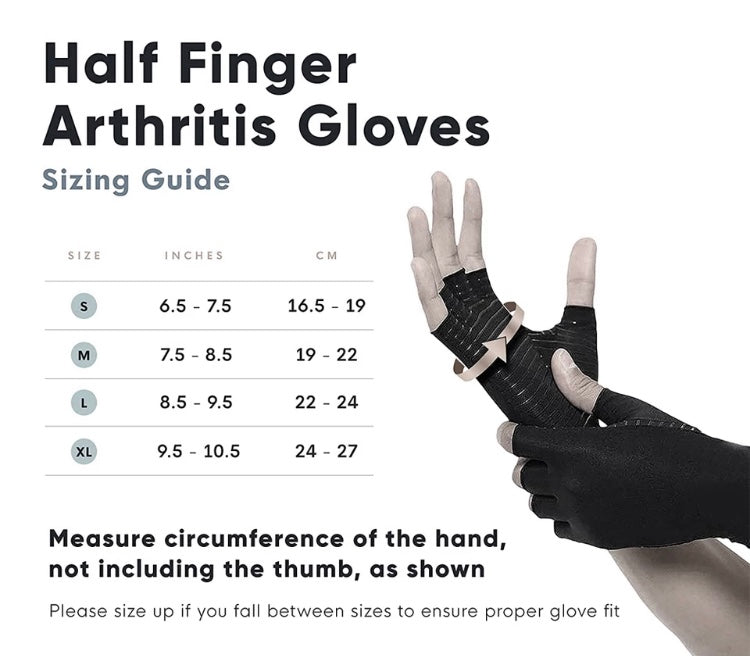 Copper Compression Arthritis Gloves- Save $10