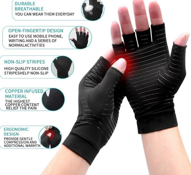 Copper Compression Arthritis Gloves- Save $10