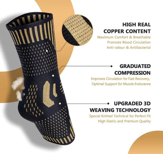 Copper Compression Ankle Support- Each- Save $10